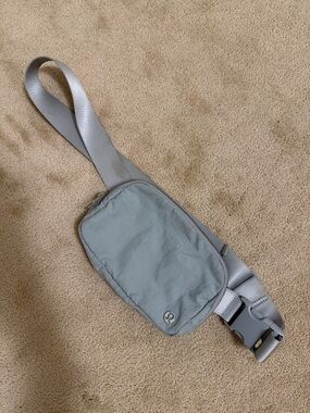 lululemon athletica Light Gray Sling Belt Bag